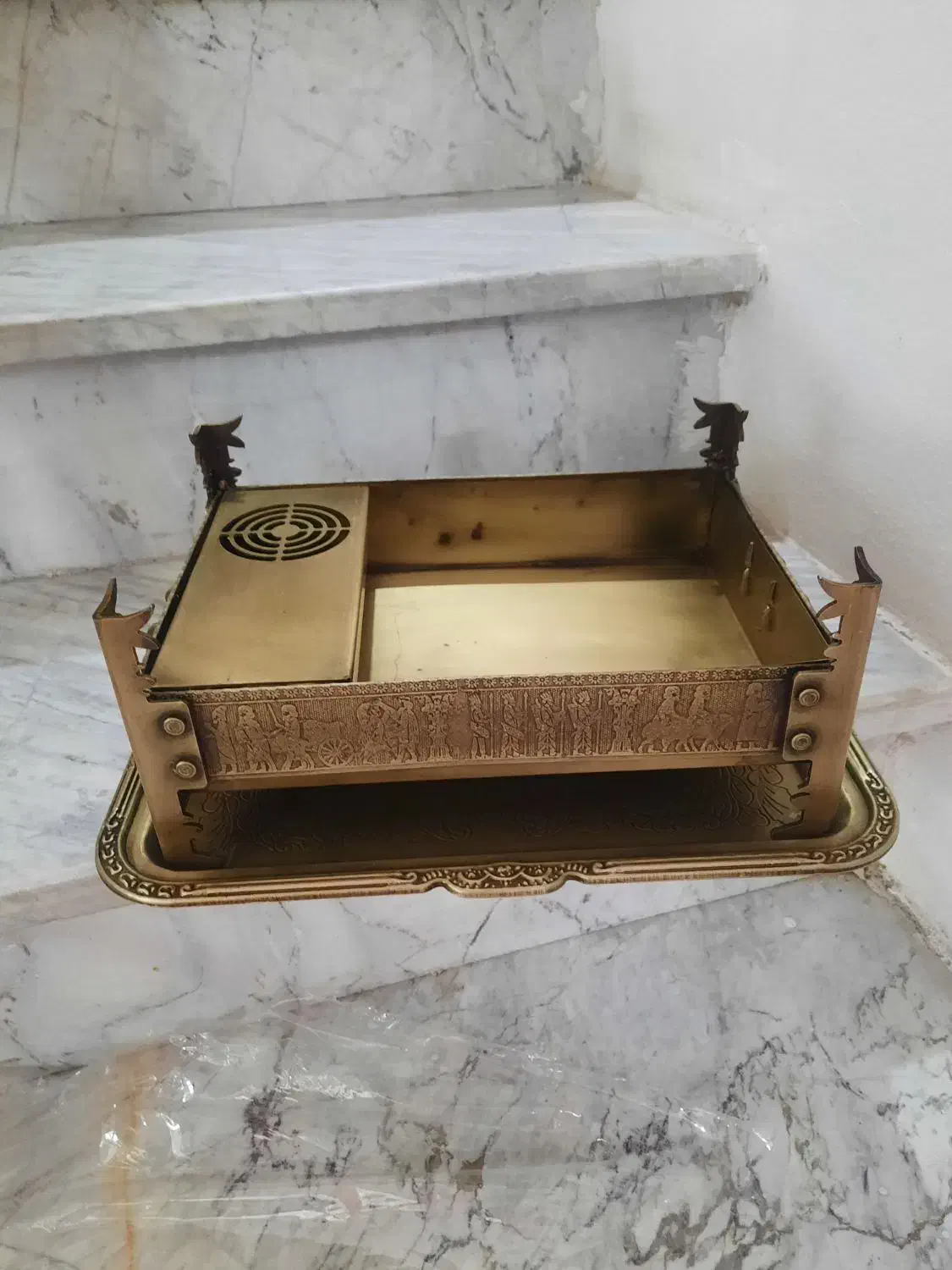 منقل آلیاژ فلز|کلکسیون اشیاء عتیقه|نوشهر, |دیوار