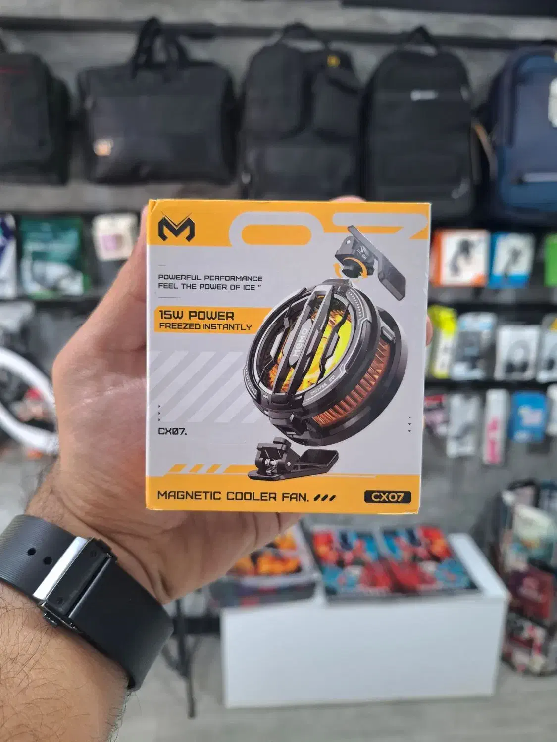 فن مگنتی/خنک کننده موبایل/ CX07|لوازم جانبی موبایل و تبلت|فردیس, فردیس|دیوار