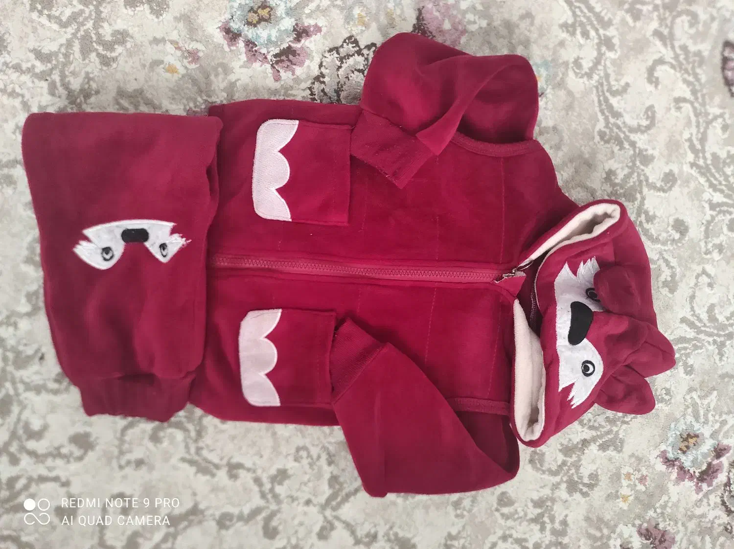 سه تیکه مخمل مناسب ۸ماه تا ۳ سال|کفش و لباس بچه|الوند, |دیوار