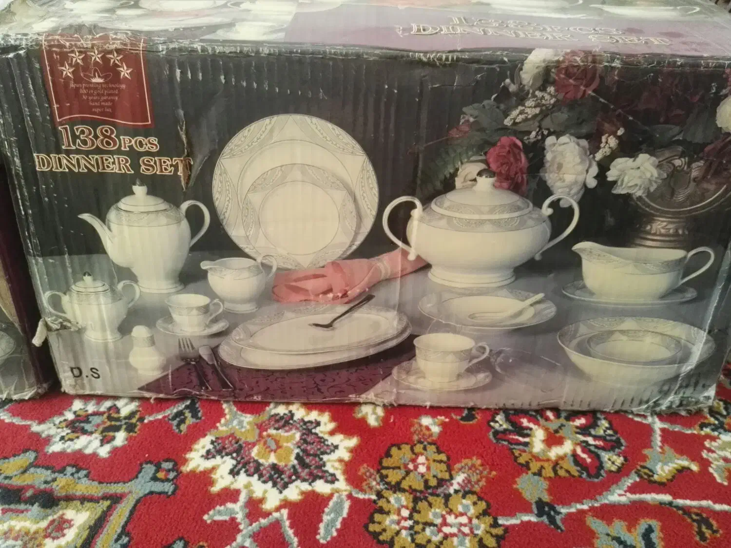 سرویس ظرف چینی ۱۲ نفره شیک ۱۳۸ پارچه|ظروف سرو و پذیرایی|لار, |دیوار