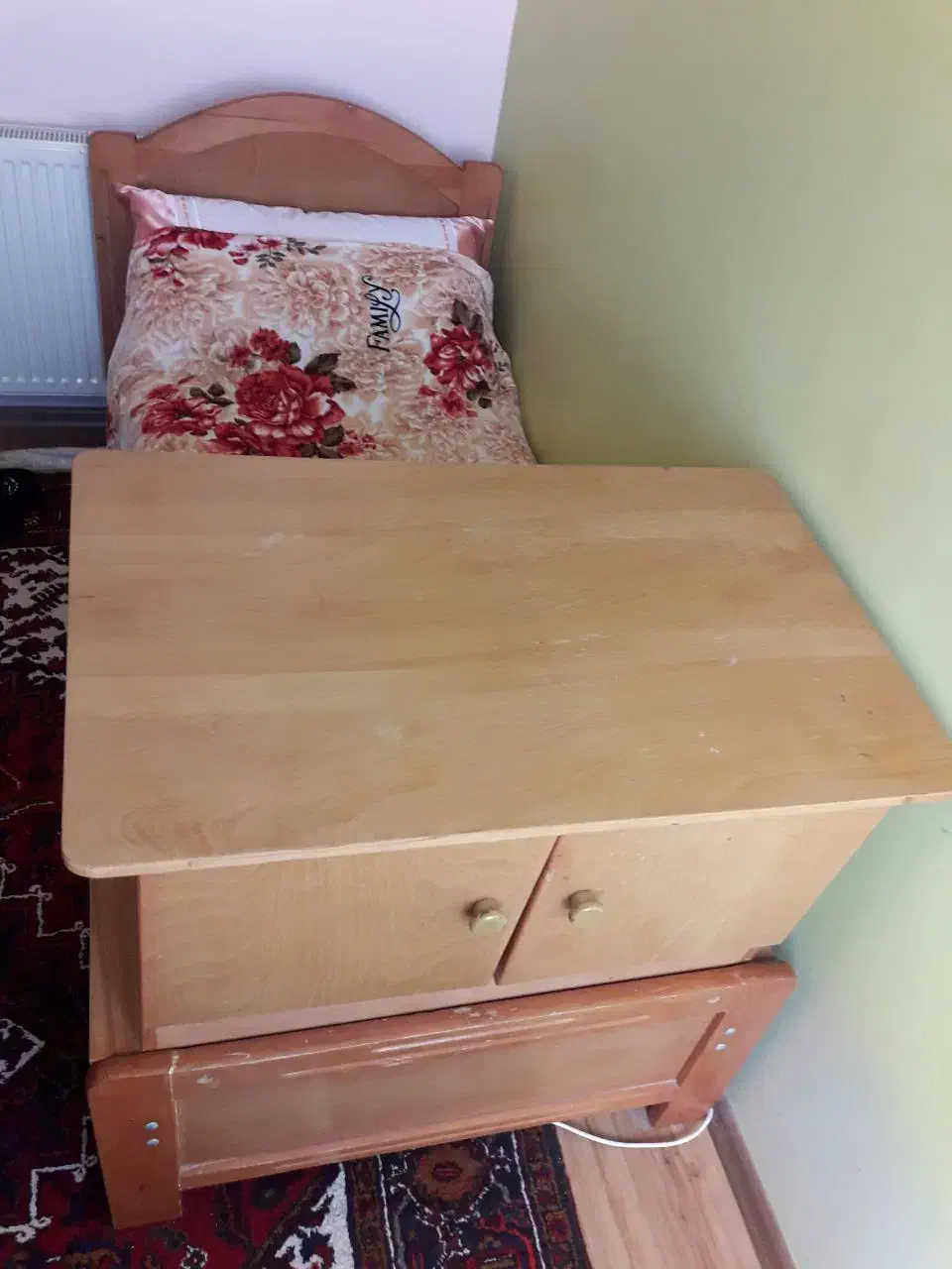 تخت و کمد سیسمونی نوزادی، نوجوانی|تخت و سرویس خواب|تبریز, |دیوار