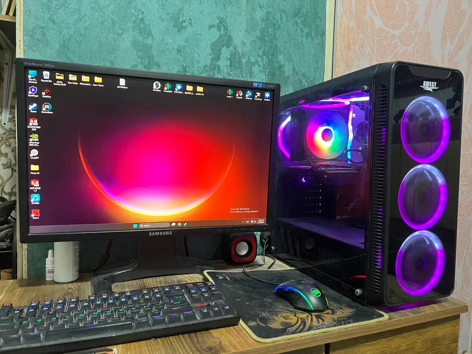 سیستم قدرتمند گیمینگ و رندر|رایانه رومیزی|کرج, گلشهر|دیوار