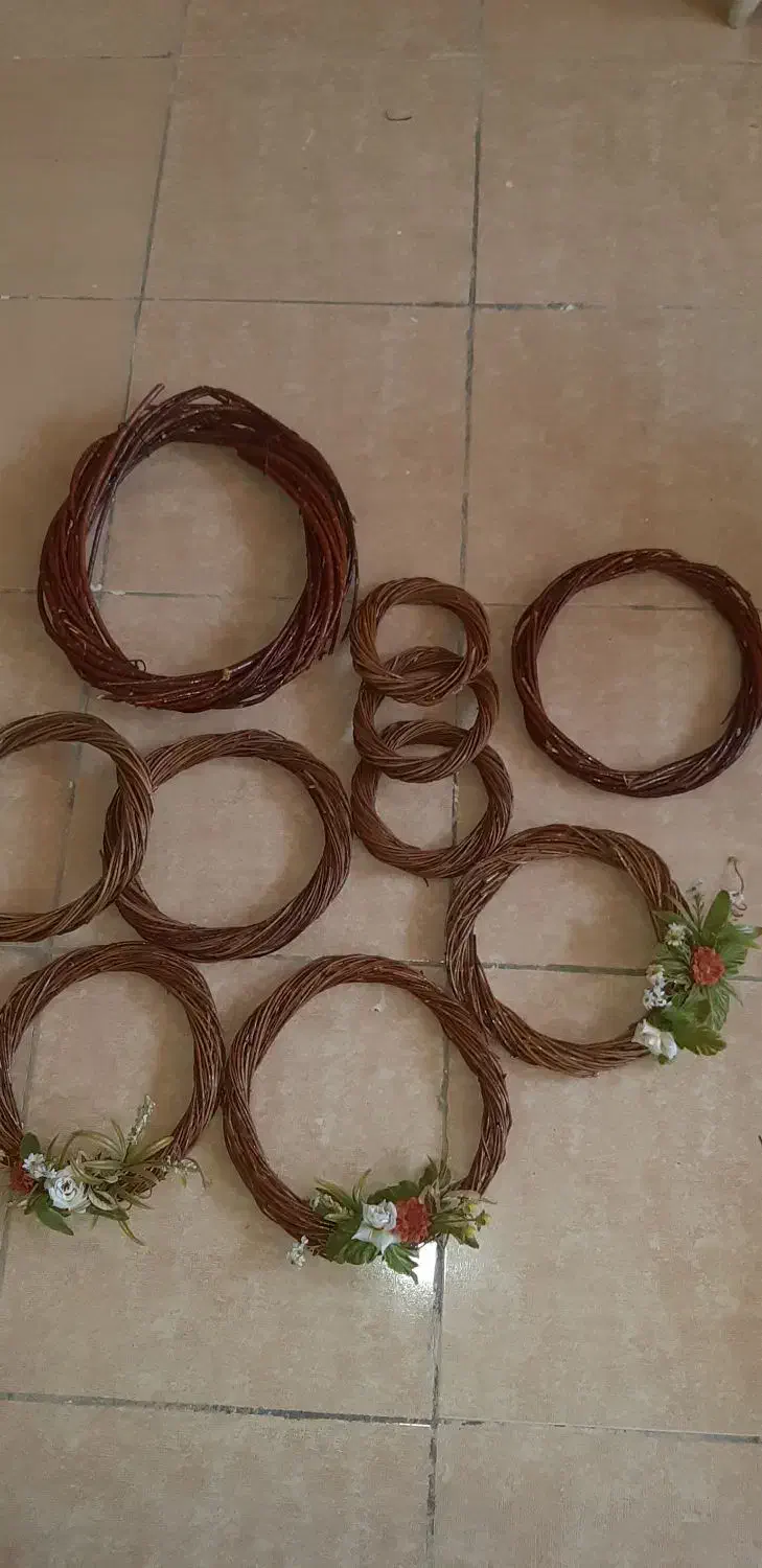 کلبه دکوری لانه پرنده ، حلقه های پشت ، تعدادی کاج|صنایع دستی و سایر لوازم تزئینی|اهواز, شهرک حفاری|دیوار
