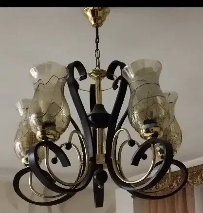 لوستر|لوستر و چراغ آویز|رودهن, |دیوار