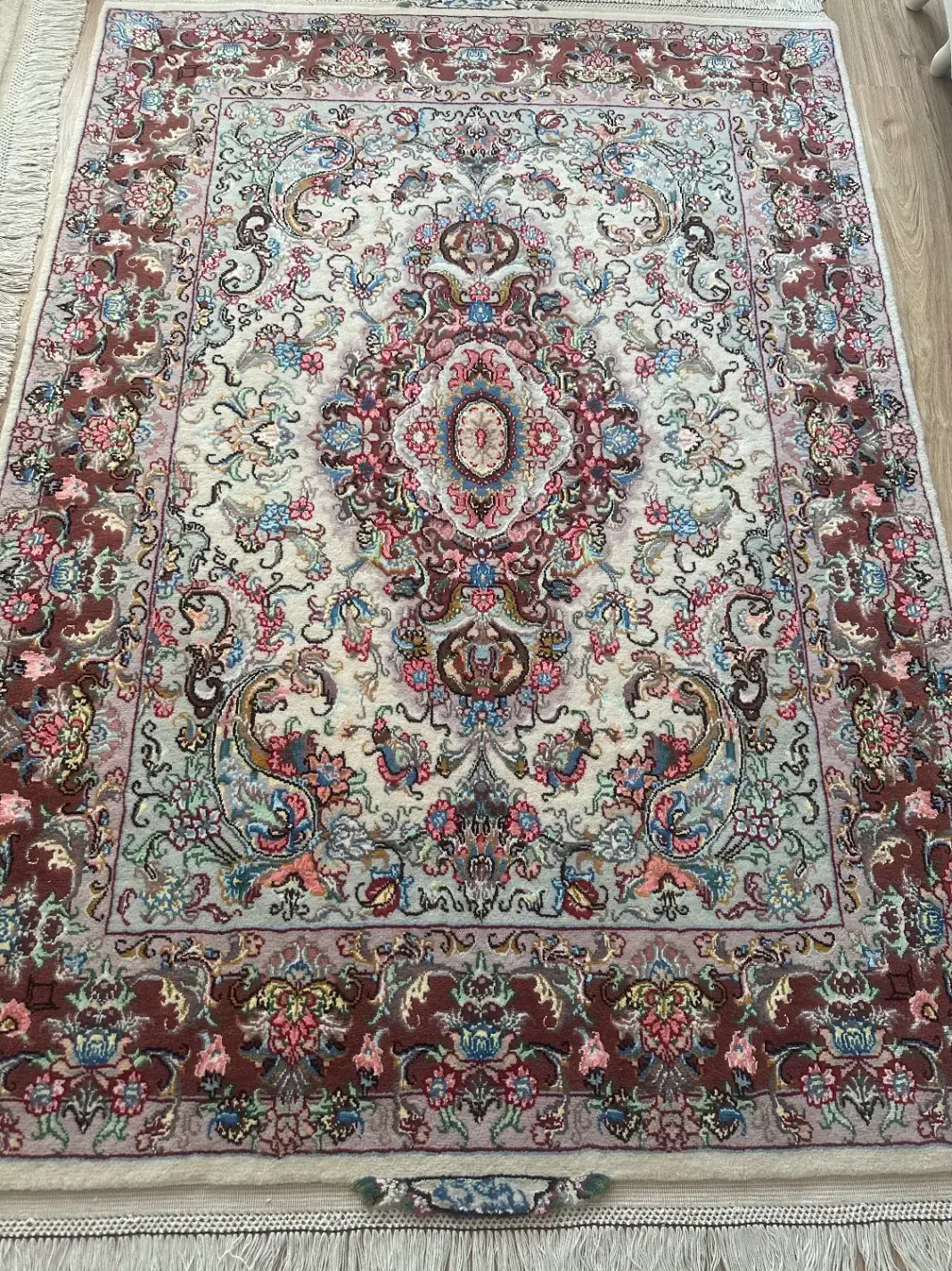 جفت قالیچه ی خطیبی|فرش|تبریز, |دیوار