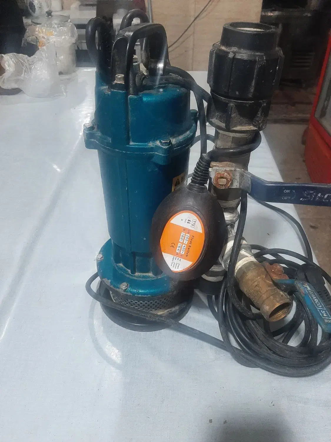 پمپ اب .لجن کش|ابزارآلات|لولمان, |دیوار