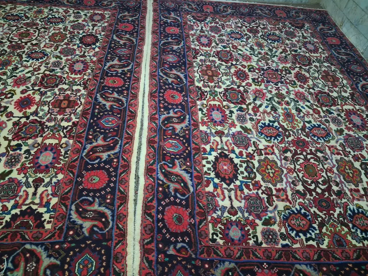 یک جفت فرش ۶متری|فرش|ملایر, |دیوار