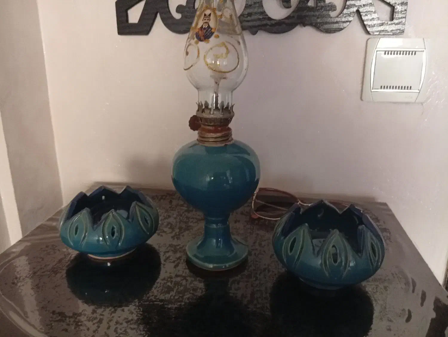 میوه خوری سفالی. آجیل خوری . فانوس|صنایع دستی و سایر لوازم تزئینی|فردیس, شهرک شهید حسینی|دیوار