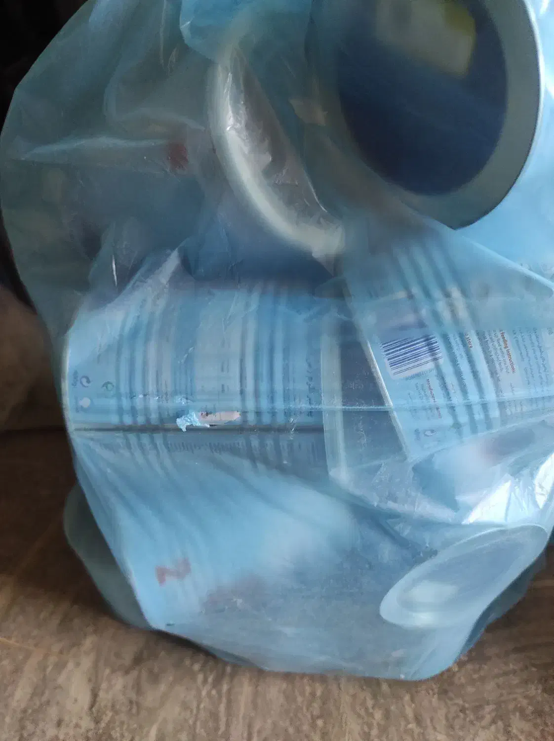 قوطی شیر خشک|ظروف نگهدارنده، پلاستیکی، یک‌بارمصرف|برازجان, |دیوار