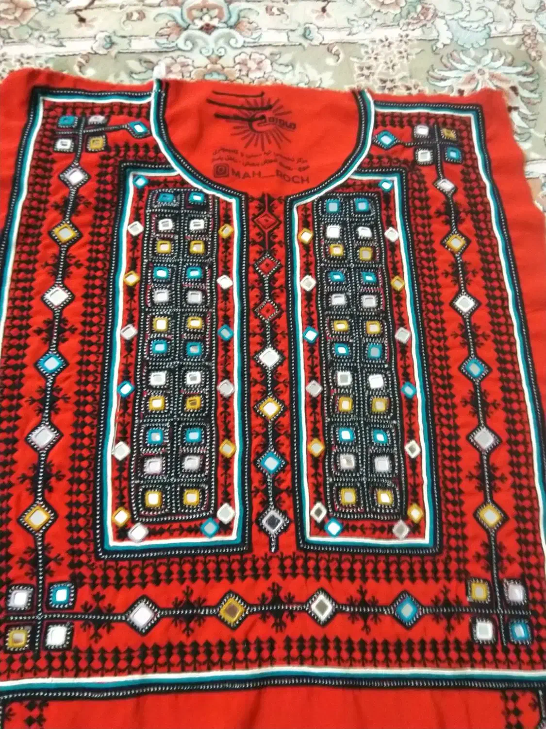 دوخت اینه مربعی در کوتاه مدت|لباس|سراوان, |دیوار