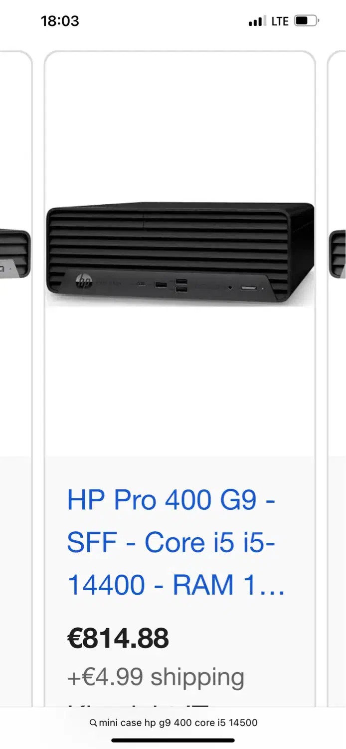 Mini case HP G9 i5 14500 نسل چهاردهم آکبند new|رایانه رومیزی|کرج, گلشهر|دیوار