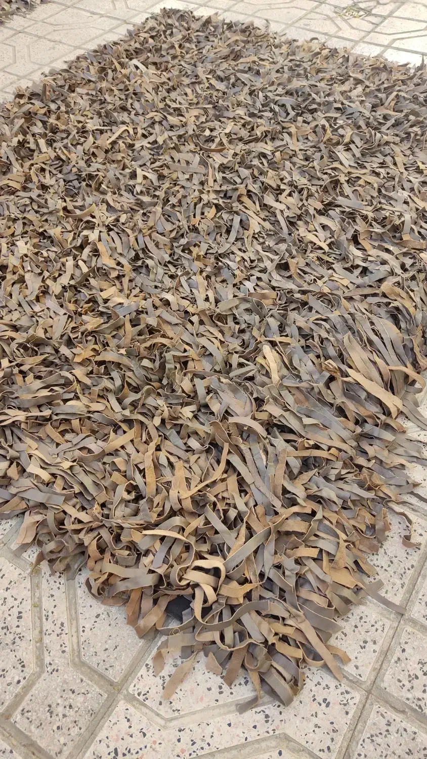 فرش چرم طبیعی نسکافه ای پرز بلند|فرش|مشهد, هنرستان|دیوار