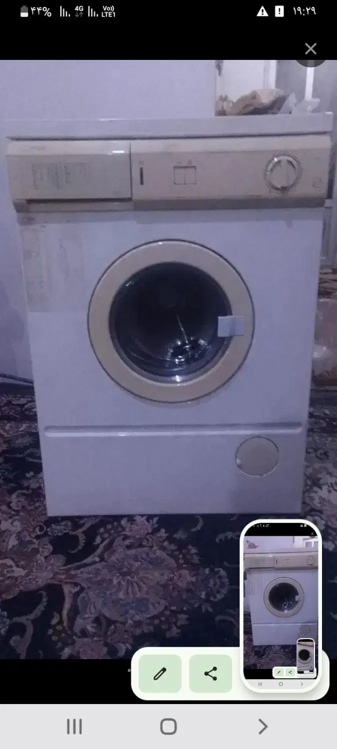 ماشین لباسشویی کاملا سالم بدون پوسیدگی|ماشین لباسشویی و خشککن لباس|اردبیل, |دیوار