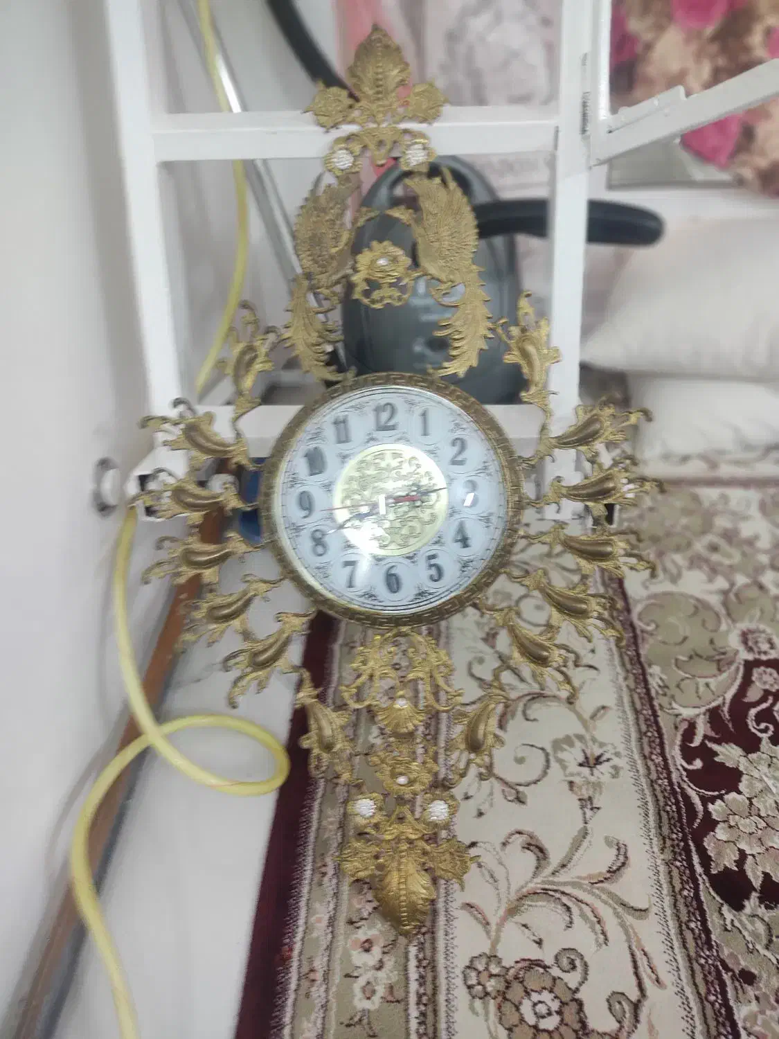 ساعت برنجی سالم|ساعت دیواری و تزئینی|اردبیل, |دیوار