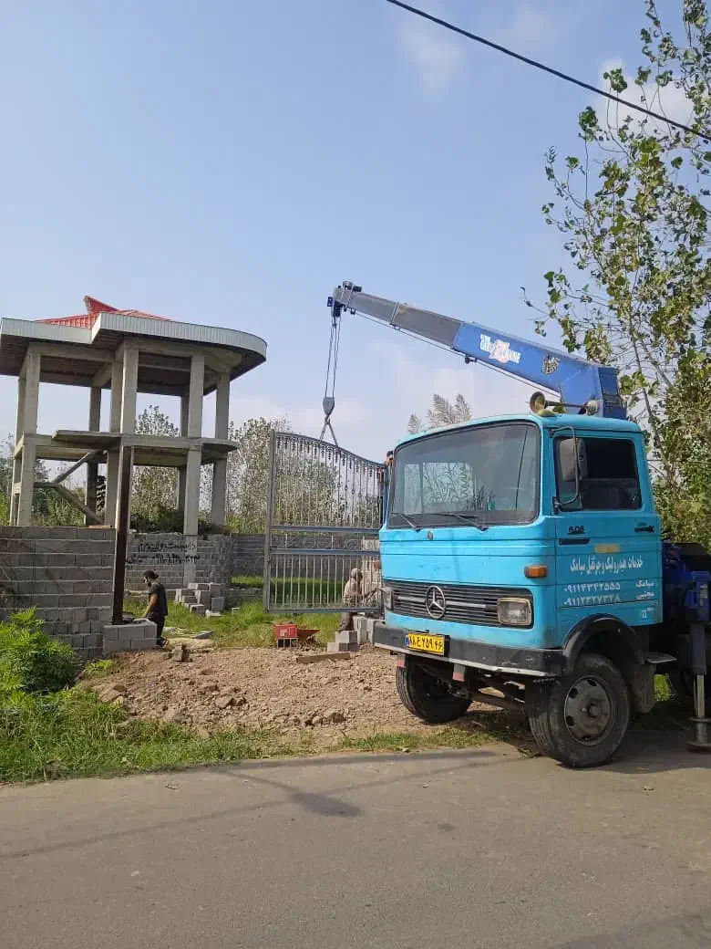 جرثقیل دکل بلند|خدمات حمل و نقل|رشت, جانبازان|دیوار