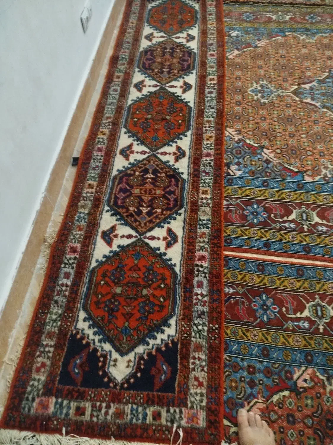 فرش کناره طبیعی۳متردر۷۰|فرش|اردبیل, |دیوار