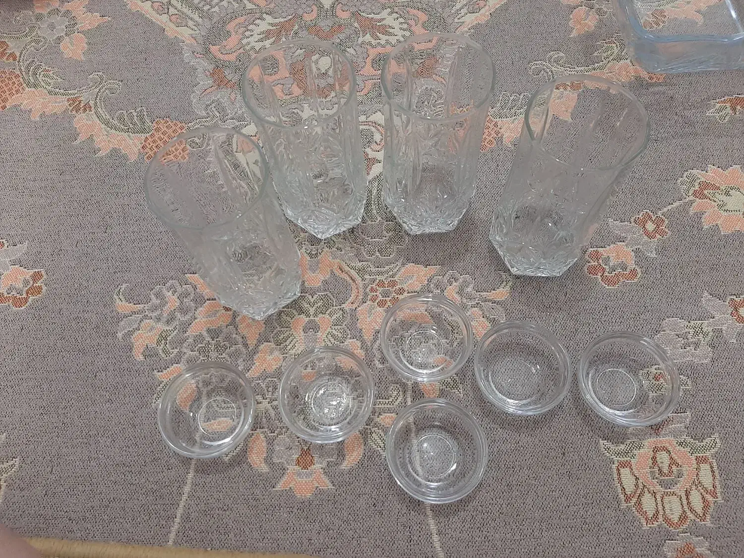 پارچ جامیوه ای، تنگ، نی، اردوخوری ظروف شیشه ای شیک|ظروف سرو و پذیرایی|خمینیشهر, |دیوار