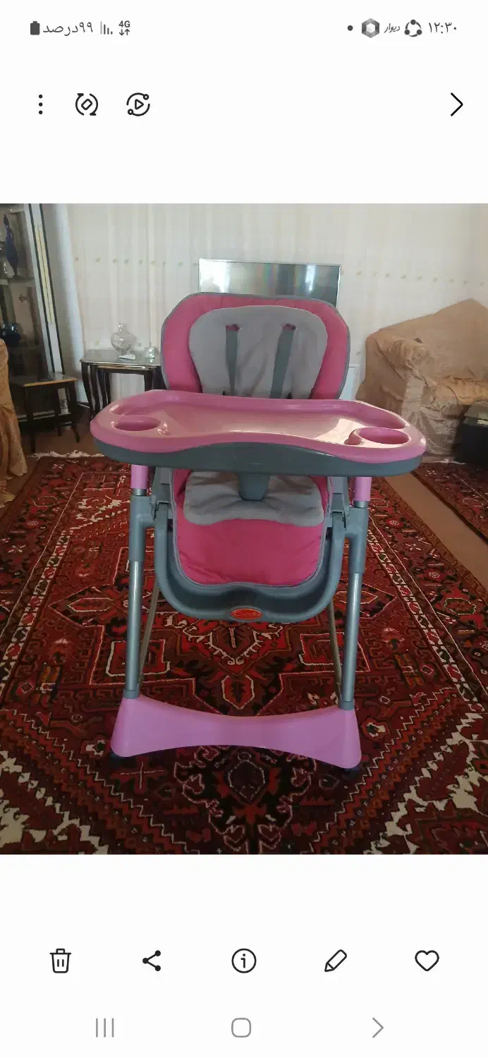 میز غدا خوری وبازی کودک|تخت و صندلی بچه|مراغه, |دیوار