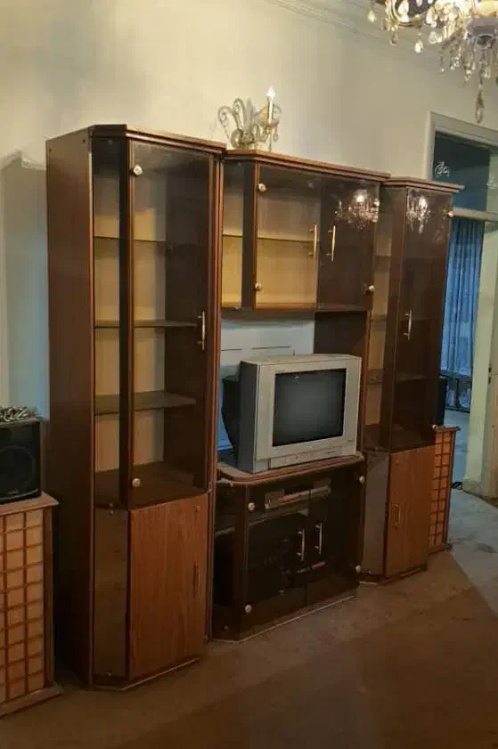 بوفه سه تیکه چوبی|بوفه، ویترین، کنسول|رشت, دباغیان|دیوار