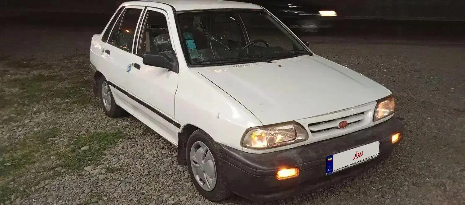 معاوضه و فروش پراید سفید دیدنی|خودرو سواری و وانت|رشت, یخسازی|دیوار