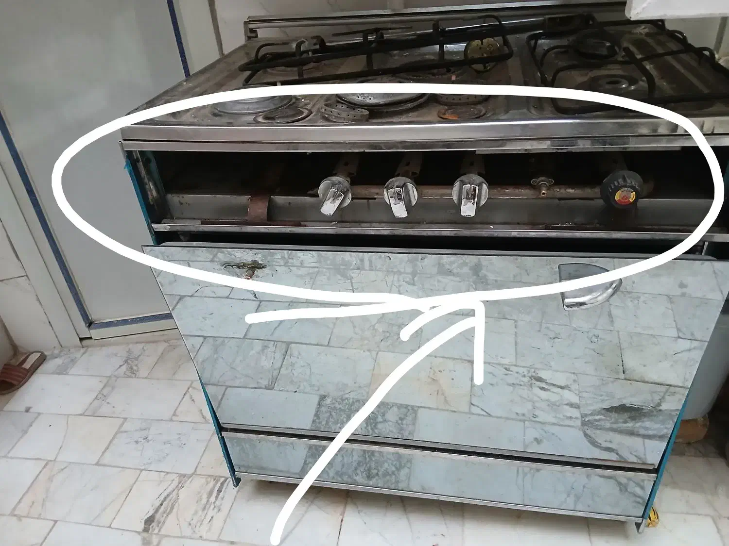 اجاق گاز ۵ شعله|اجاق گاز و لوازم برقی پخت‌وپز|قم, شهر قائم|دیوار