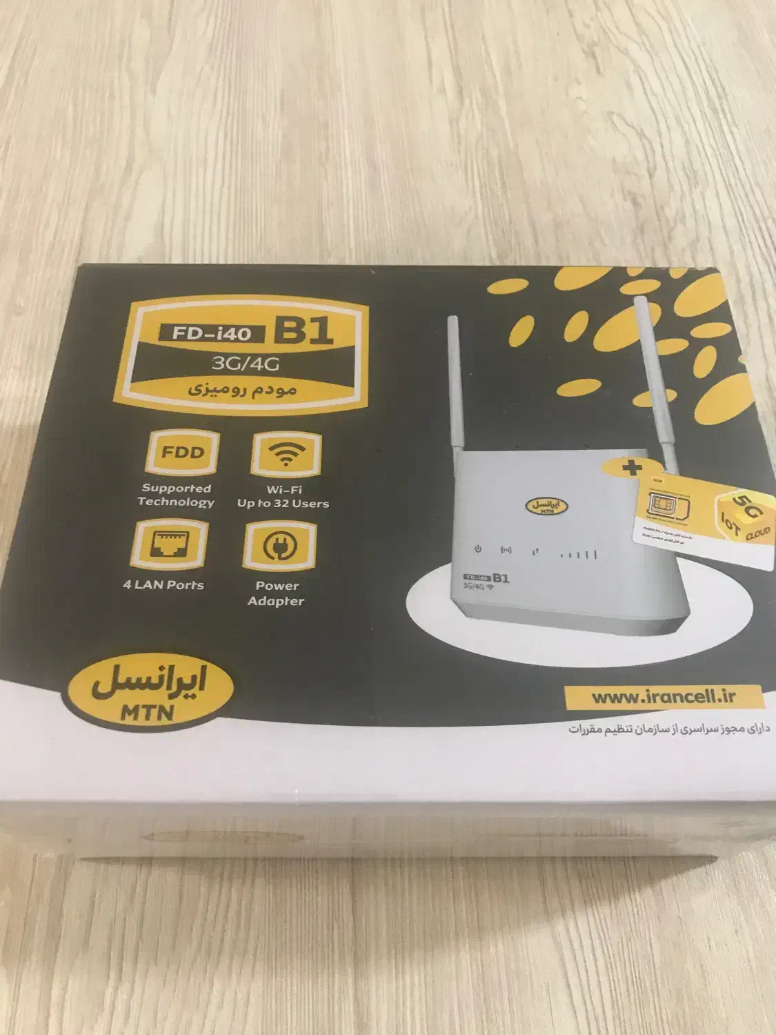 مودم 3G/4G ایرانسل مدل FD-i40 B1|مودم و تجهیزات شبکه|اراک, |دیوار