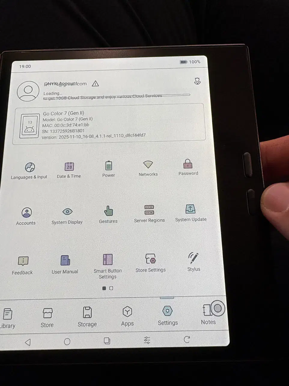 کتابخوان انیکس Onyx BOOX Go Color 7 Gen2|تبلت|تهران, استخر|دیوار