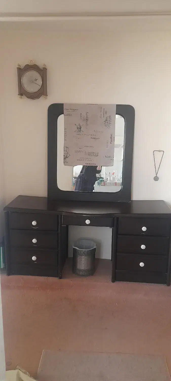 آینه درآور با صندلی|جاکفشی، کمد، دراور|بیرجند, |دیوار