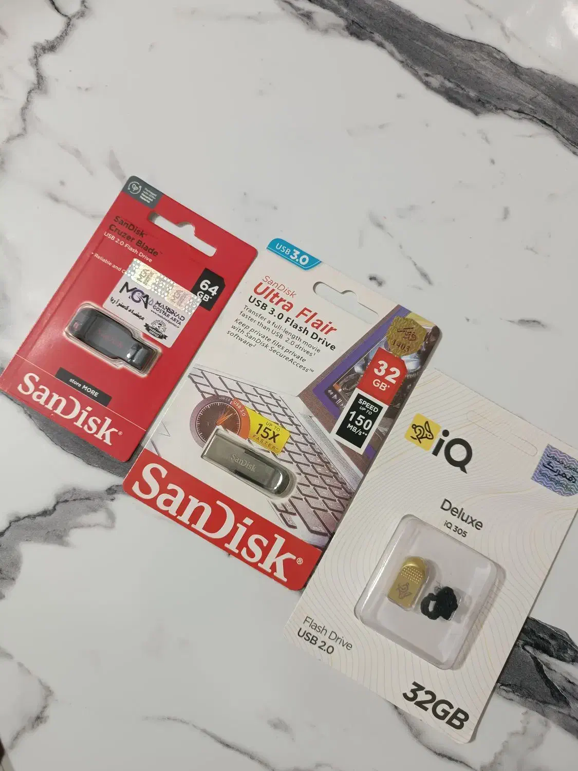 فلش اصلی با ضمانت نامه ۵ساله|قطعات و لوازم جانبی رایانه|قرچک, باقرآباد|دیوار