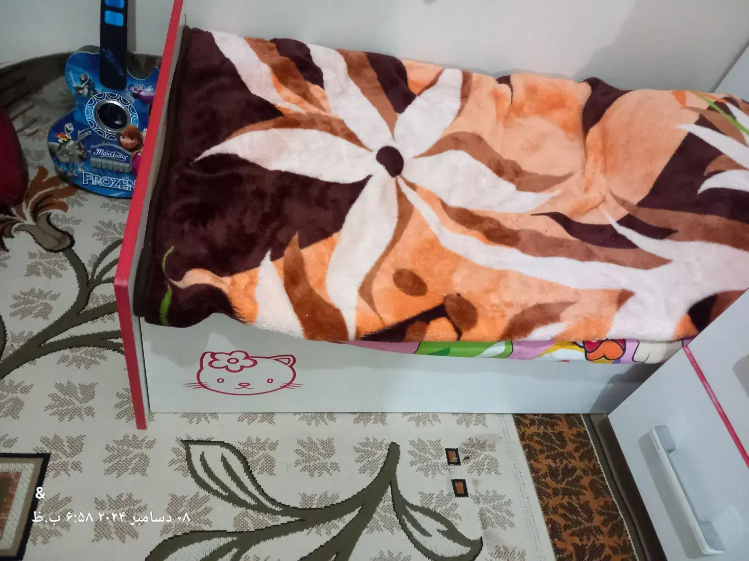 تخت ام دی اف کاملا نو بچگانه|تخت و صندلی بچه|بیجار, |دیوار