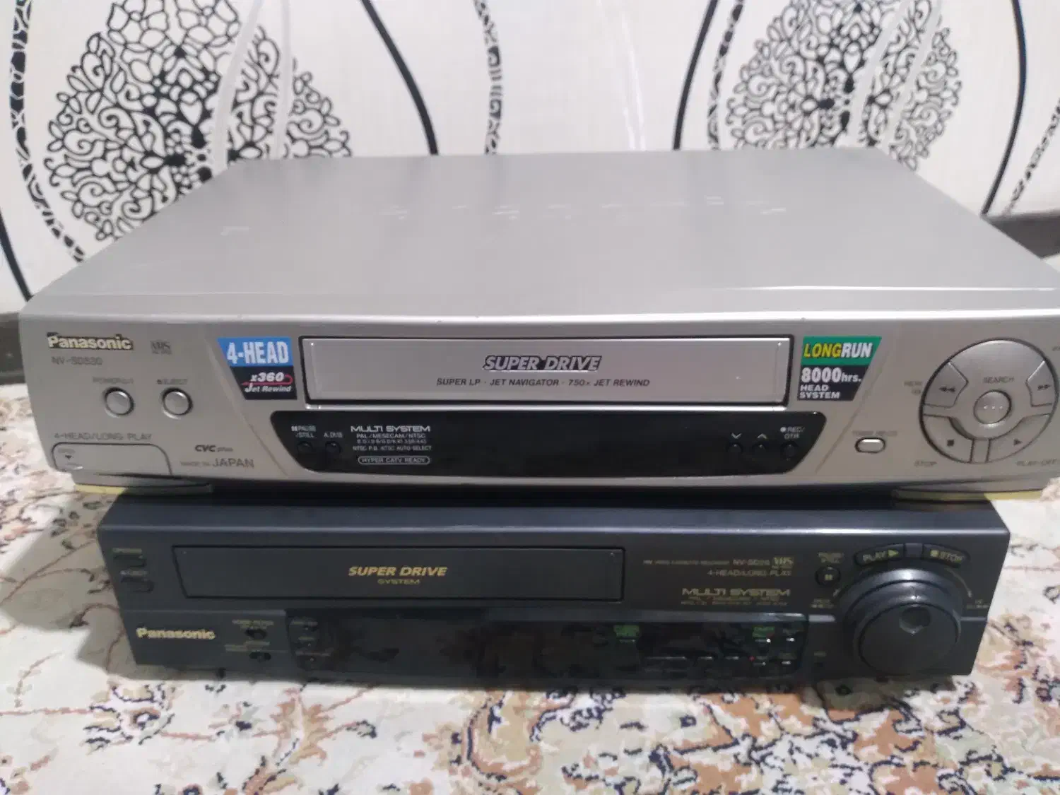 دو دستگاه ویدیو پاناسونیک سلامت فروشی.|پخش‌کننده DVD و ویدیو|تهران, جنت‌آباد مرکزی|دیوار