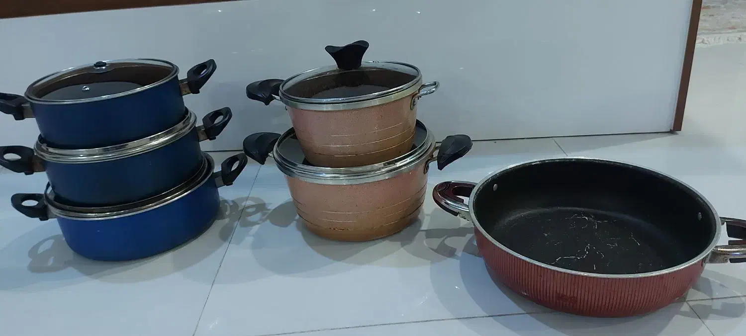 قابلمه چدن وتفلون وماهیتابه تابان|ظروف پخت‌وپز|تهران, ائمه اطهار|دیوار
