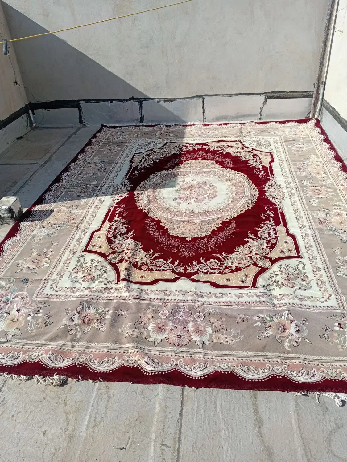 فرش ۱۲متری|فرش|قم, قلعه کامکار|دیوار