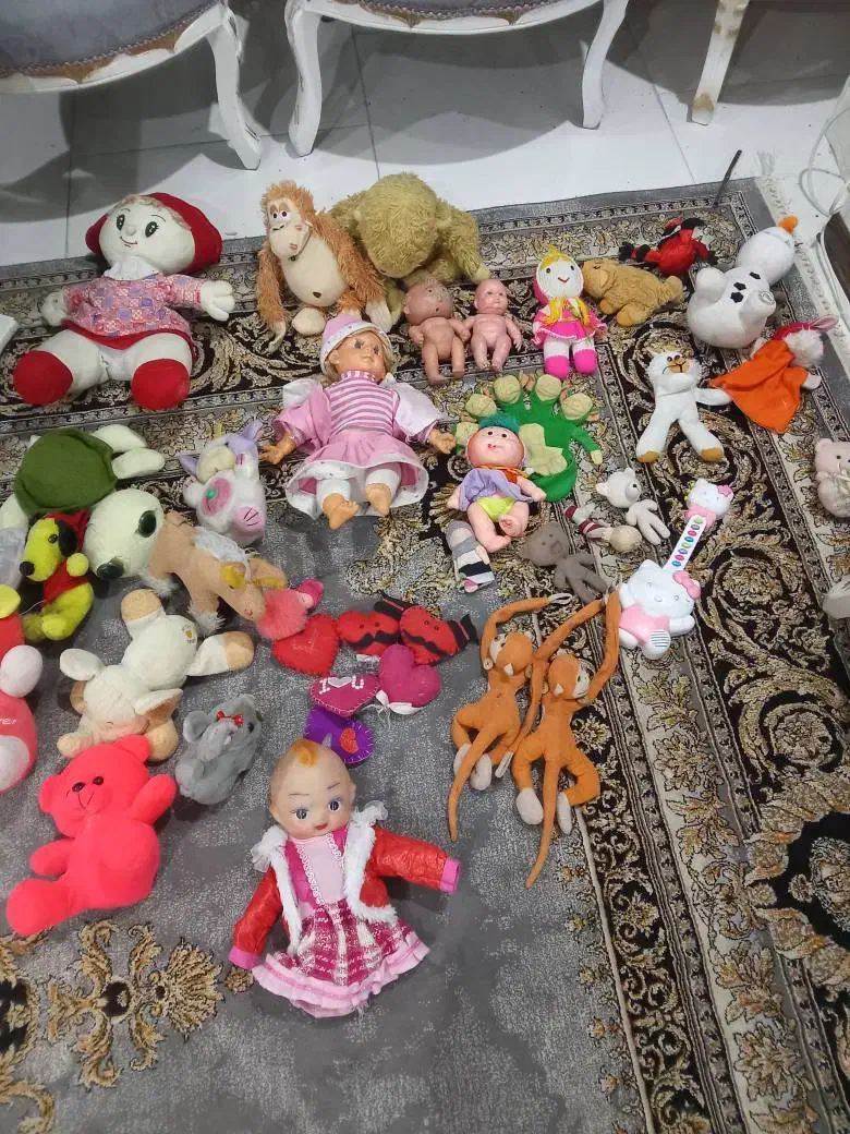 انواع عروسک|اسباب‌بازی بچه|رباط‌کریم, نصیرشهر|دیوار