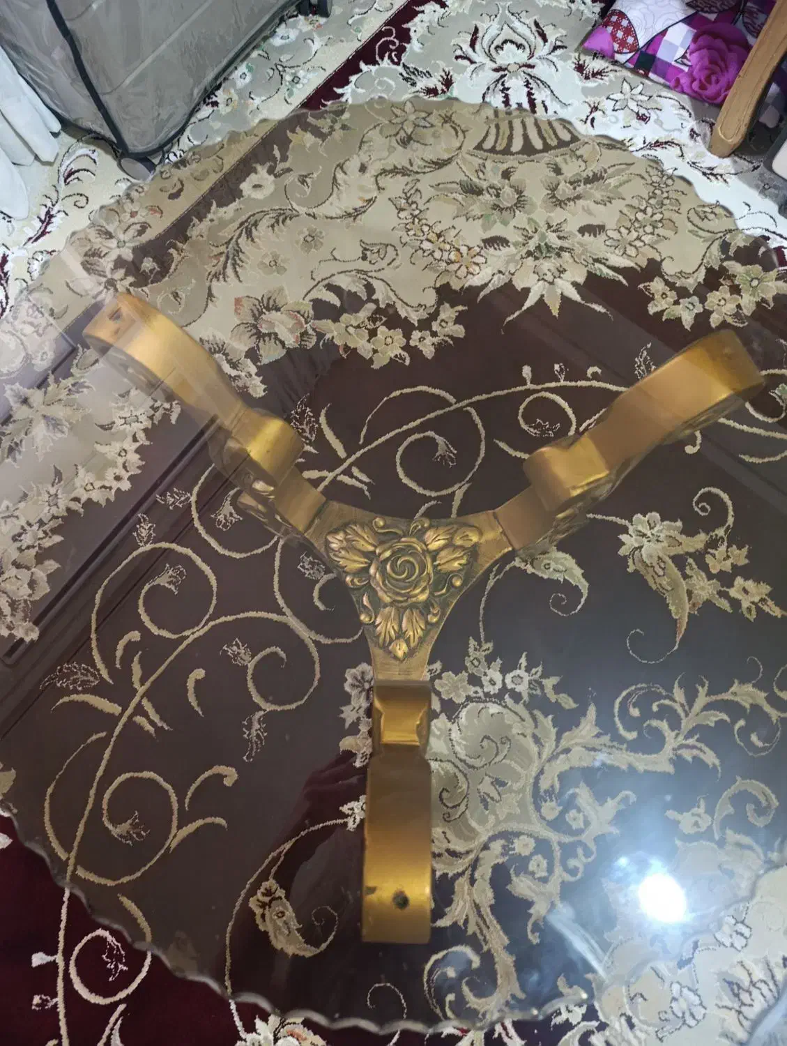 جلو مبلی چوبی شیشه ای|مبلمان خانگی و میز عسلی|اردبیل, |دیوار