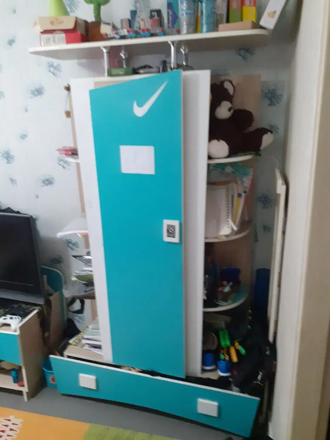 تخت و کمد کودک نوجوان|تخت و سرویس خواب|اراک, |دیوار