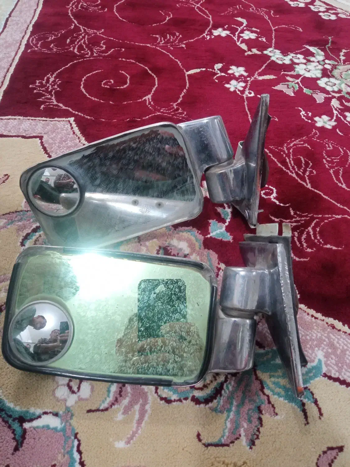 یک جفت آینەی تمام استیل کادیلاکی مخصوص پیکان|قطعات یدکی و لوازم جانبی|سرشیو, |دیوار