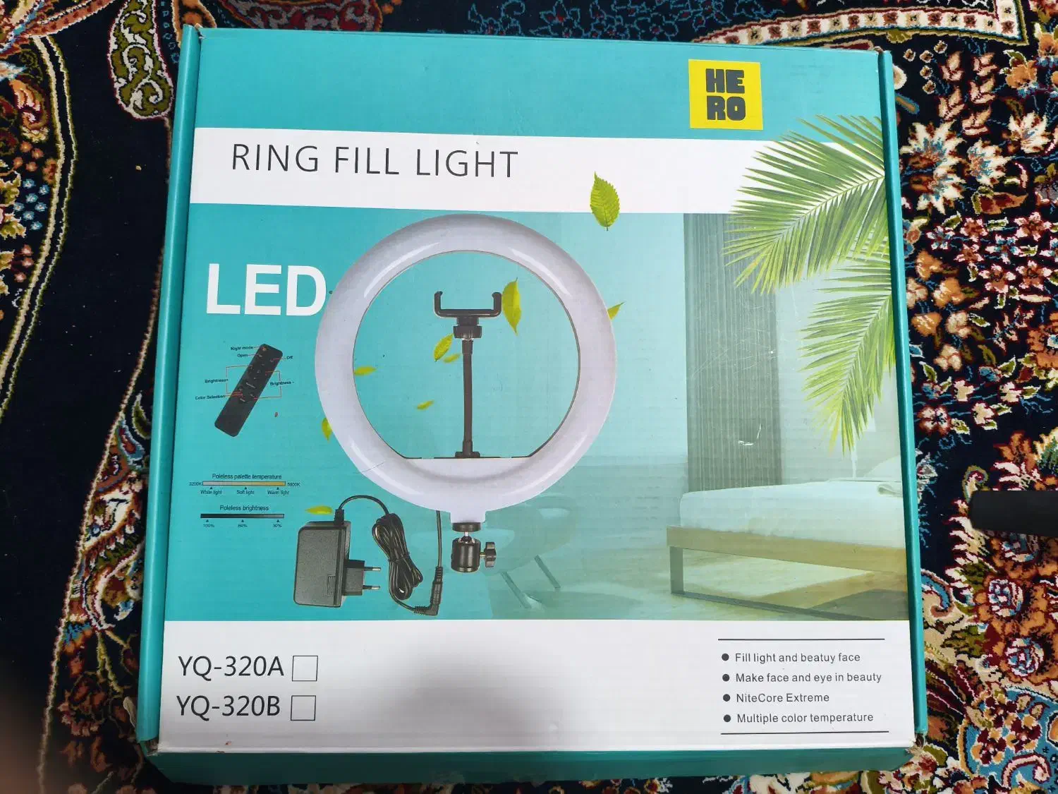 رینگ لایت ۱۲ اینچ|دوربین عکاسی و فیلمبرداری|بجنورد, |دیوار