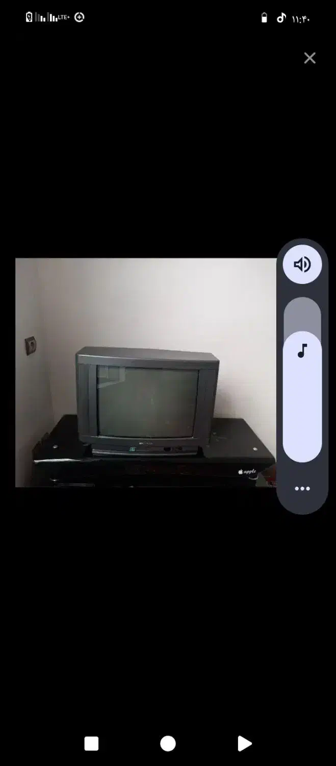 تلویزیون رنگی قدیمی 14اینچ|تلویزیون و پروژکتور|ساری, |دیوار