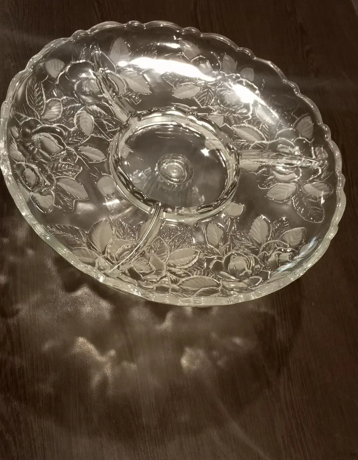 ظرف شیشه ای کریستال بسیار شیک پذیرایی|ظروف سرو و پذیرایی|بندرعباس, |دیوار