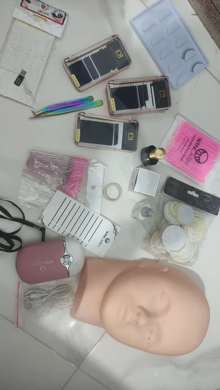 وسایل کاشت مژه|آرایشی، بهداشتی، درمانی|آستارا, |دیوار