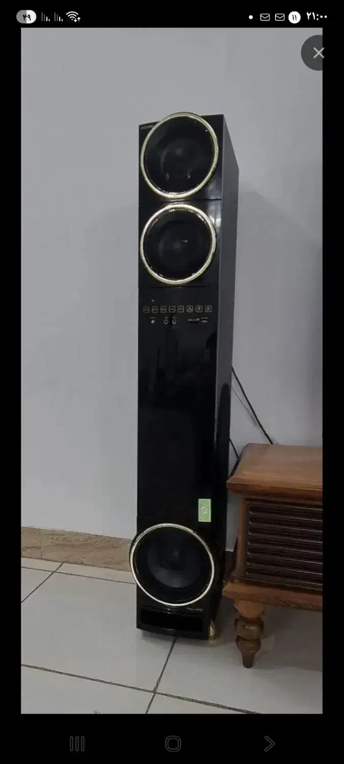 اسپیکر میکروب پالادیو  وگاما  چراغدار|سیستم صوتی خانگی|قم, شهرک امام حسن|دیوار