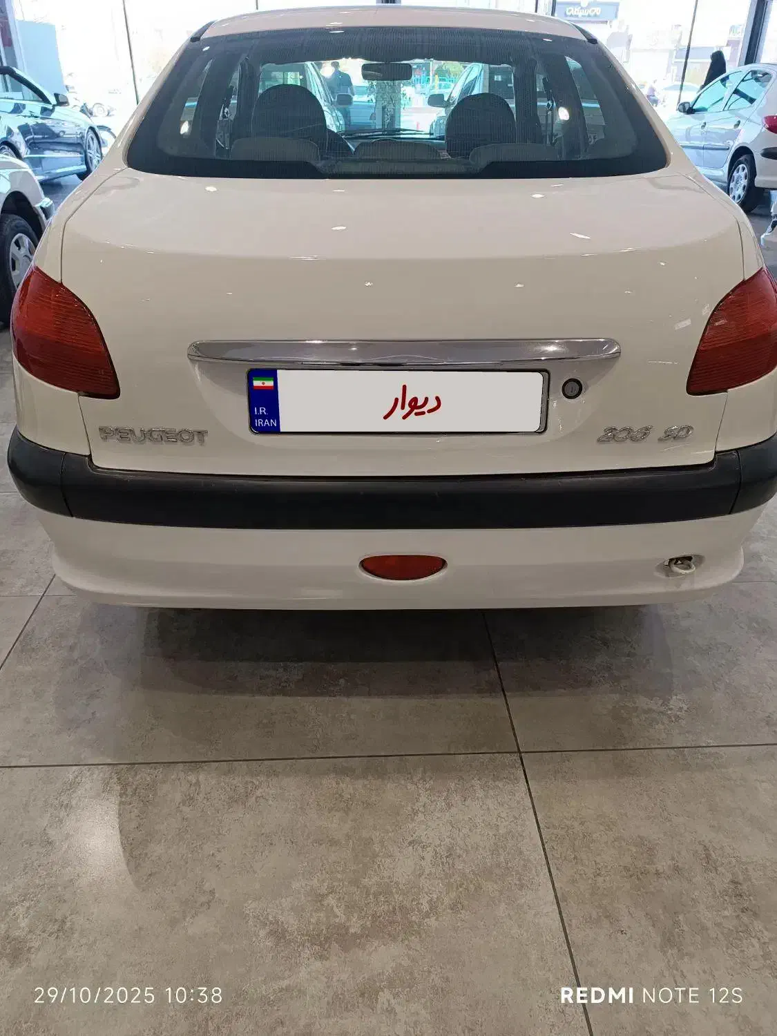 206 اس دی 87|خودرو سواری و وانت|یزد, |دیوار