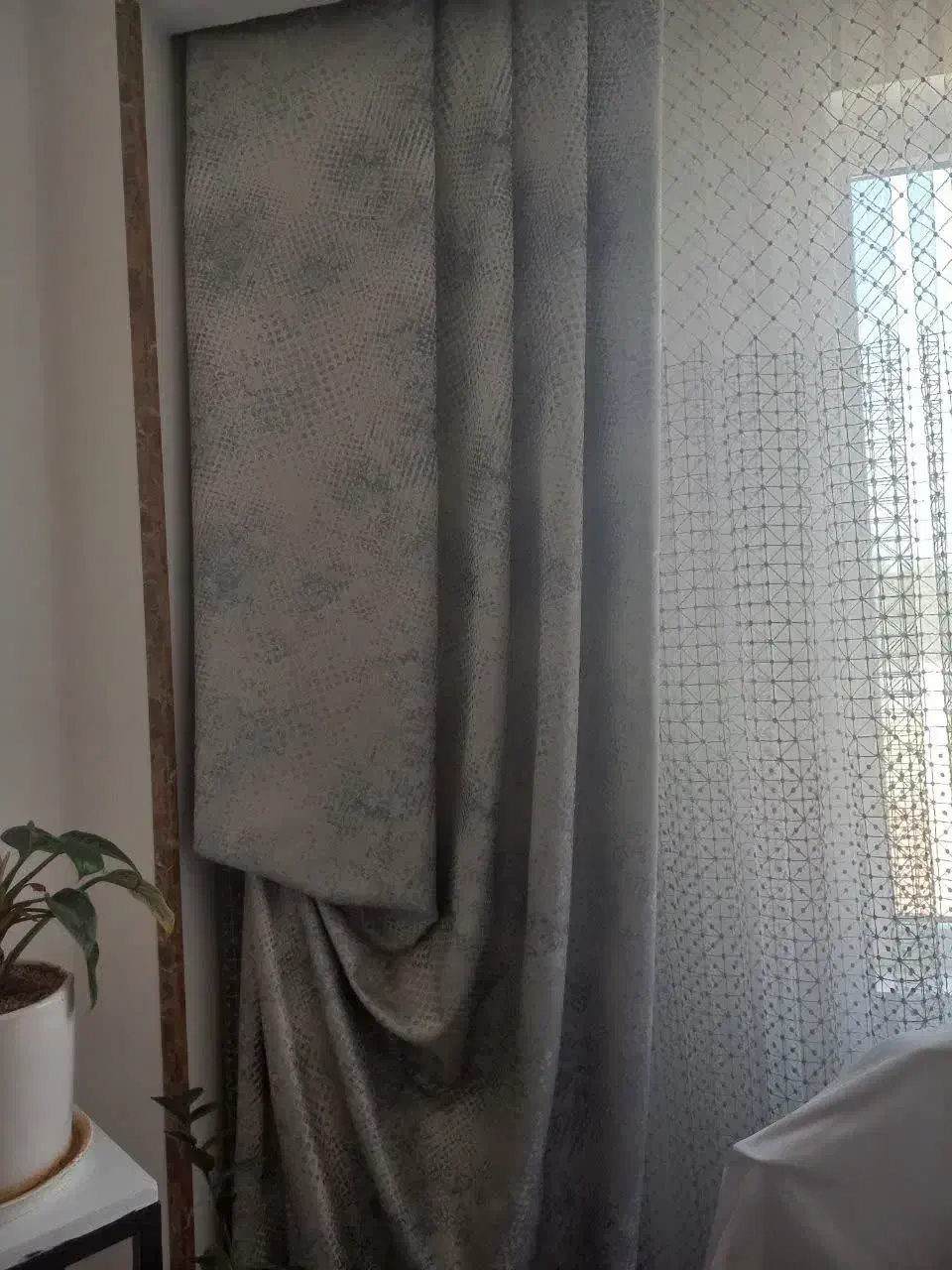 پرده پلیسه و والون|پرده، رانر، رومیزی|مشکین‌دشت, |دیوار