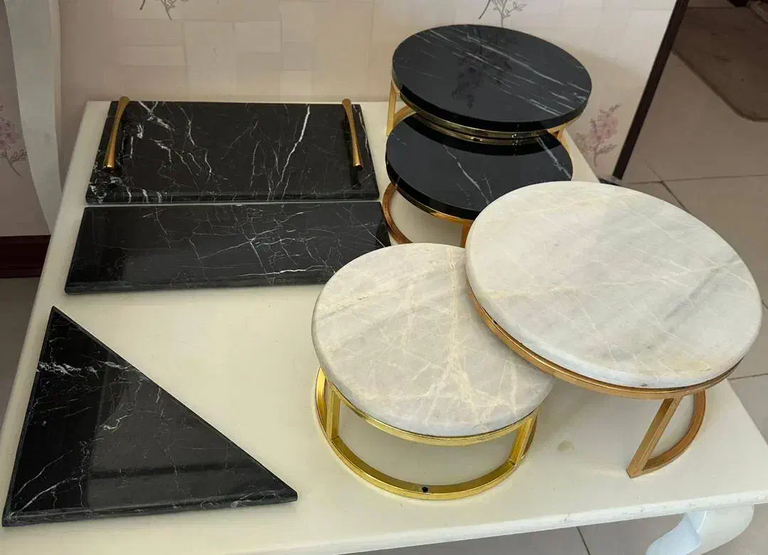 سرویس ۸ تکه سنگی|ظروف سرو و پذیرایی|شیراز, اصلاح‌نژاد|دیوار