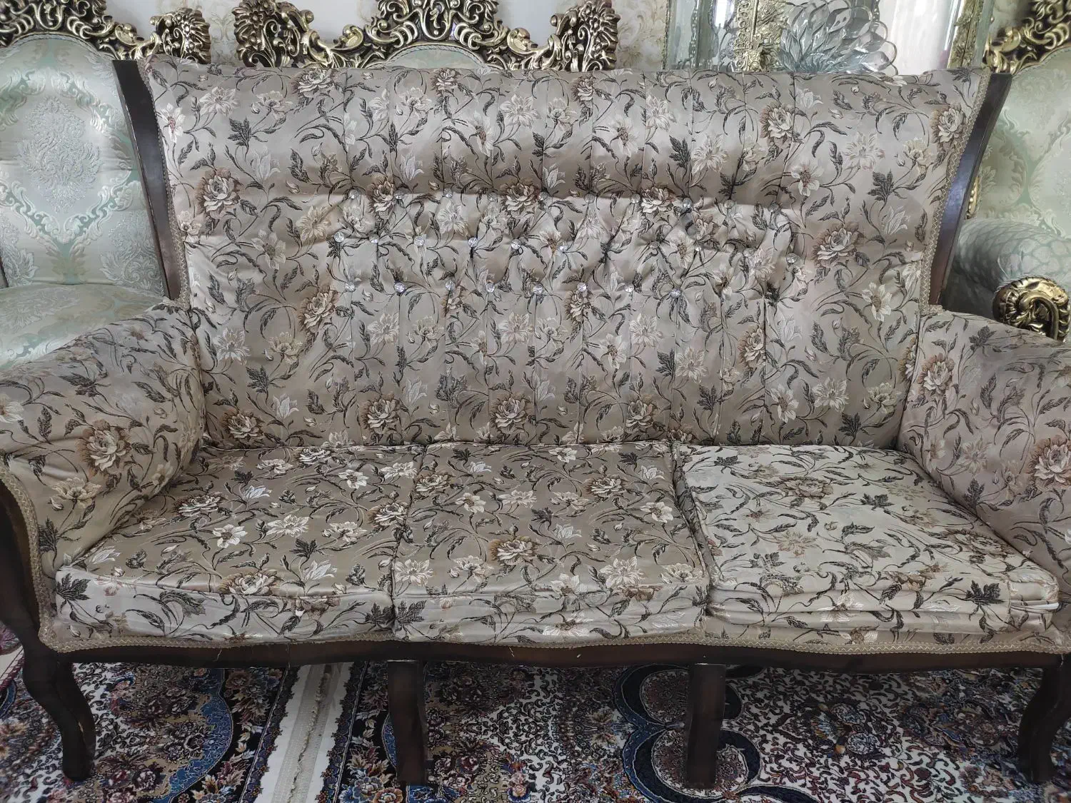 مبل راحتی سه نفره|مبلمان خانگی و میز عسلی|تبریز, |دیوار