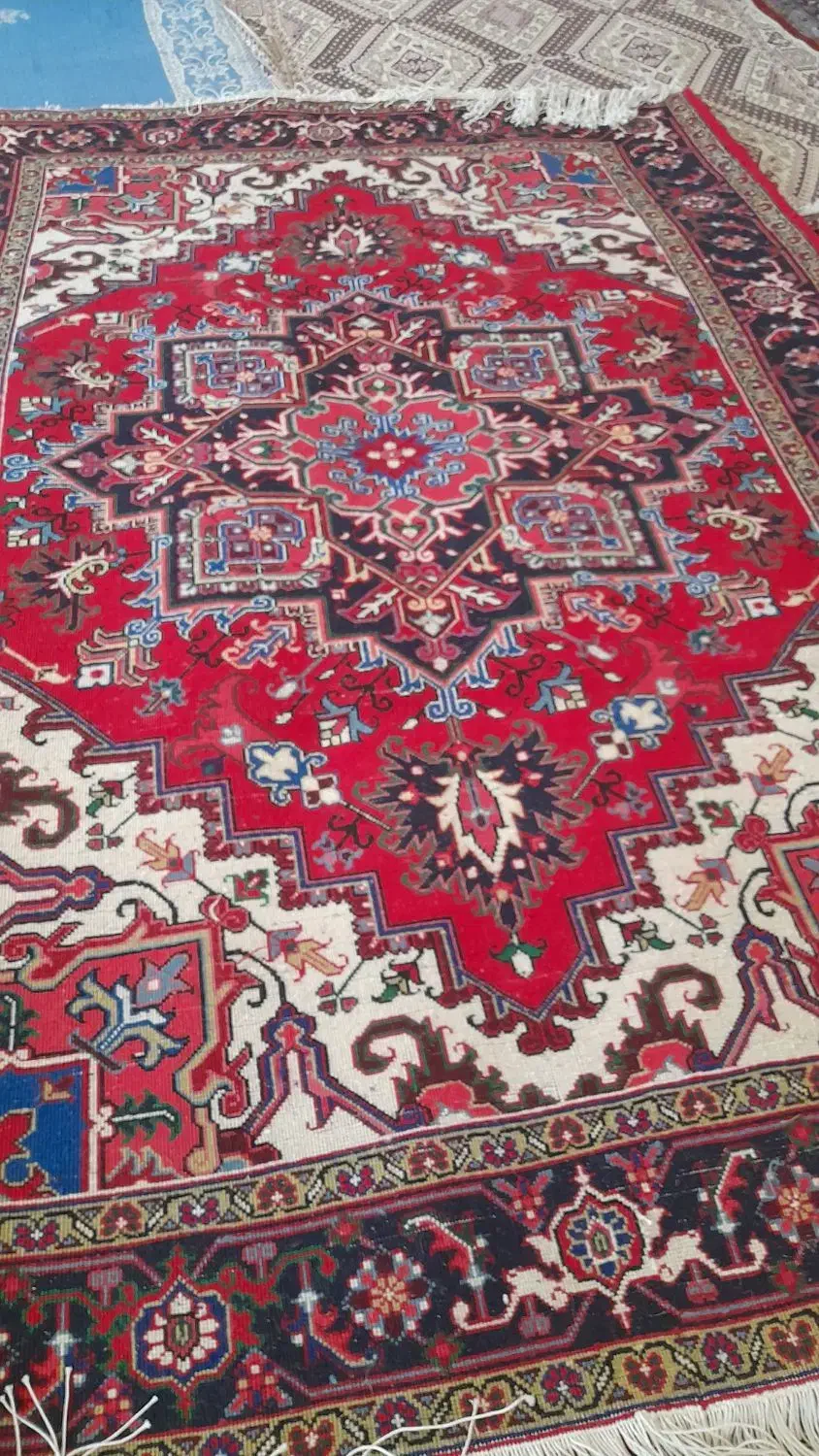 یک جفت فرش ۶ متری هریس تاجری|فرش|هریس, |دیوار