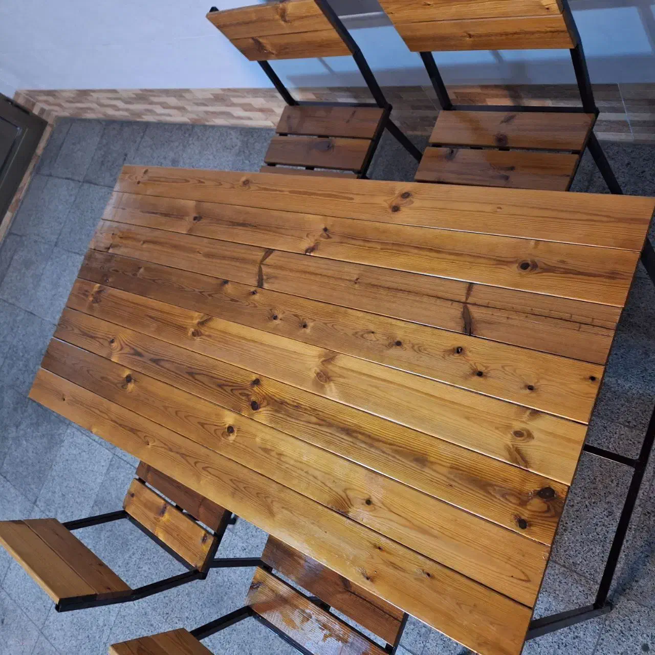 میز و صندلی ۴ نفره|میز و صندلی غذاخوری|خسروشاه, |دیوار