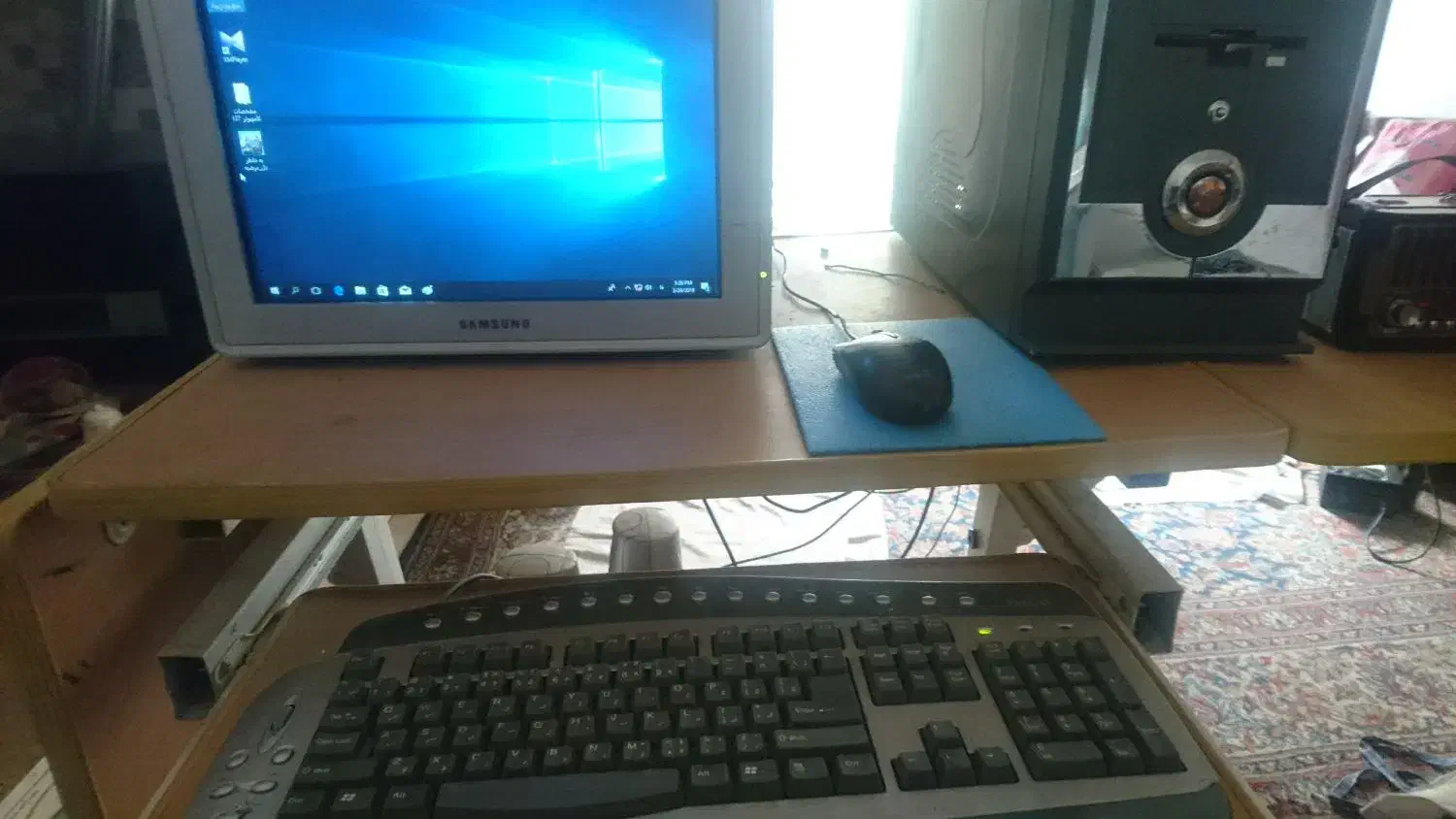 کامپیوتر سالم با مونیتور وکیبوردوموس|رایانه رومیزی|کلاچای, |دیوار