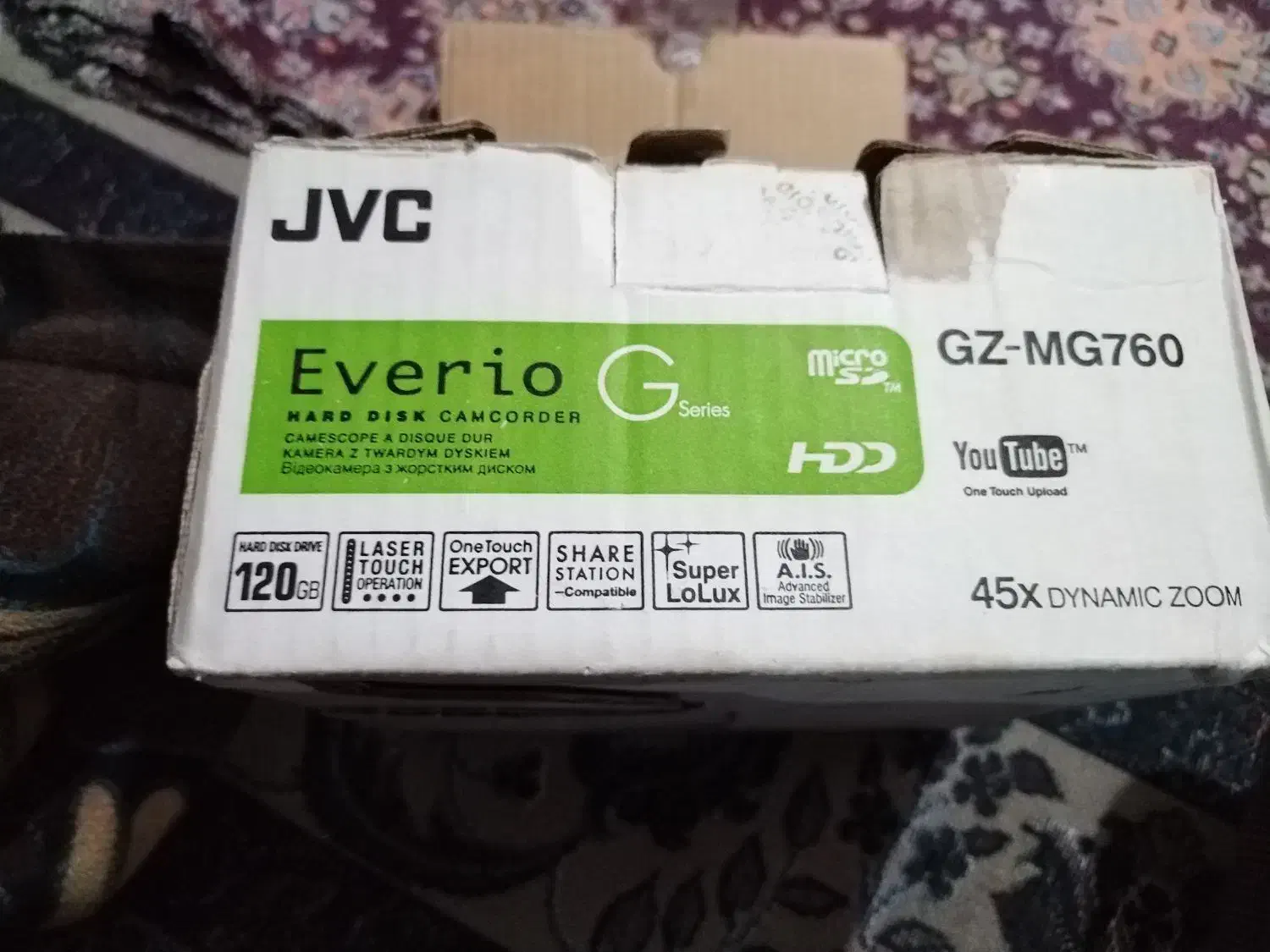 دوربین فیلمبرداری JVCمدل MG760|دوربین عکاسی و فیلمبرداری|خرمآباد, |دیوار